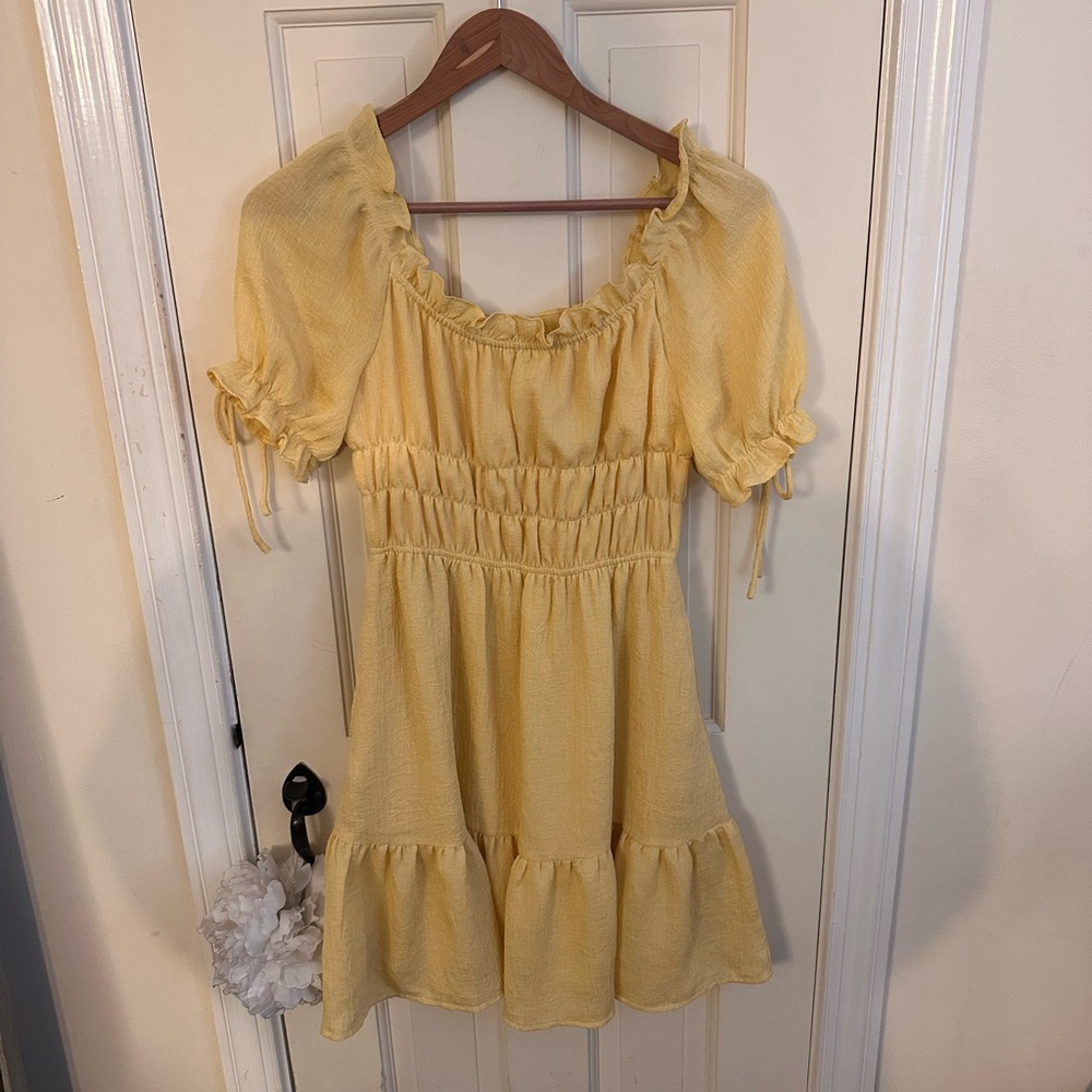 Butter Yellow Sun Dress